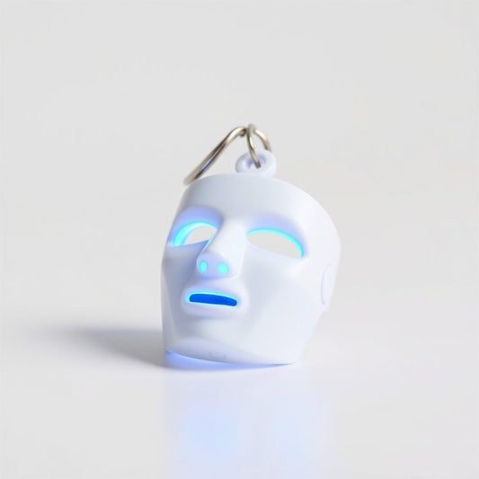 LED Face Mask Keychain